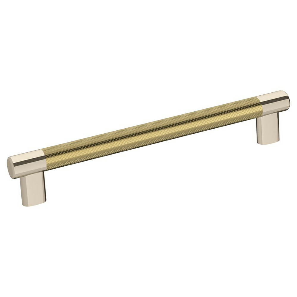 203mm Esquire T-Bar Pull, Polished Nickel/Golden Champagne