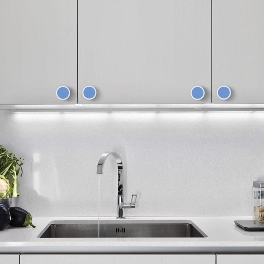 Next 2" Acrylic Knob, Transparent White
