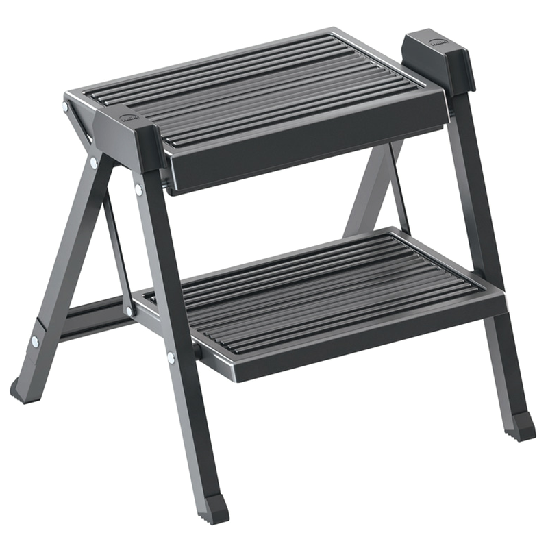 Stepfix Folding Step Stool, Anthracite/Black