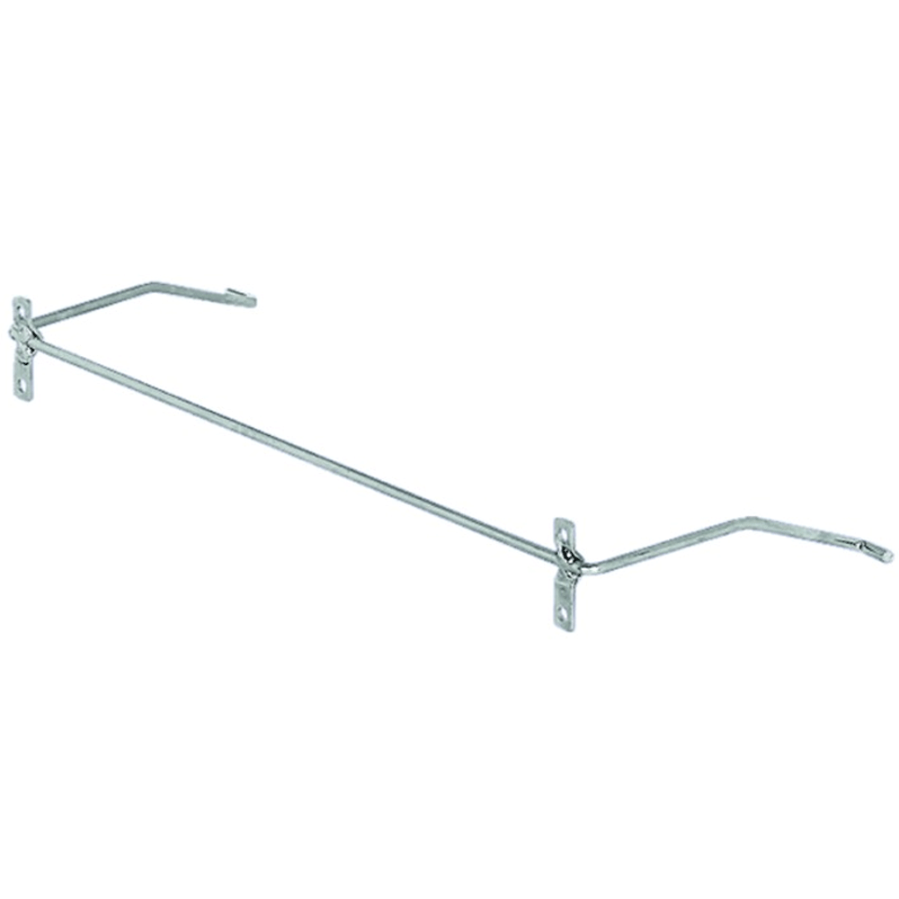Toekick Folding Step Stool Foot Bracket, Galvanized