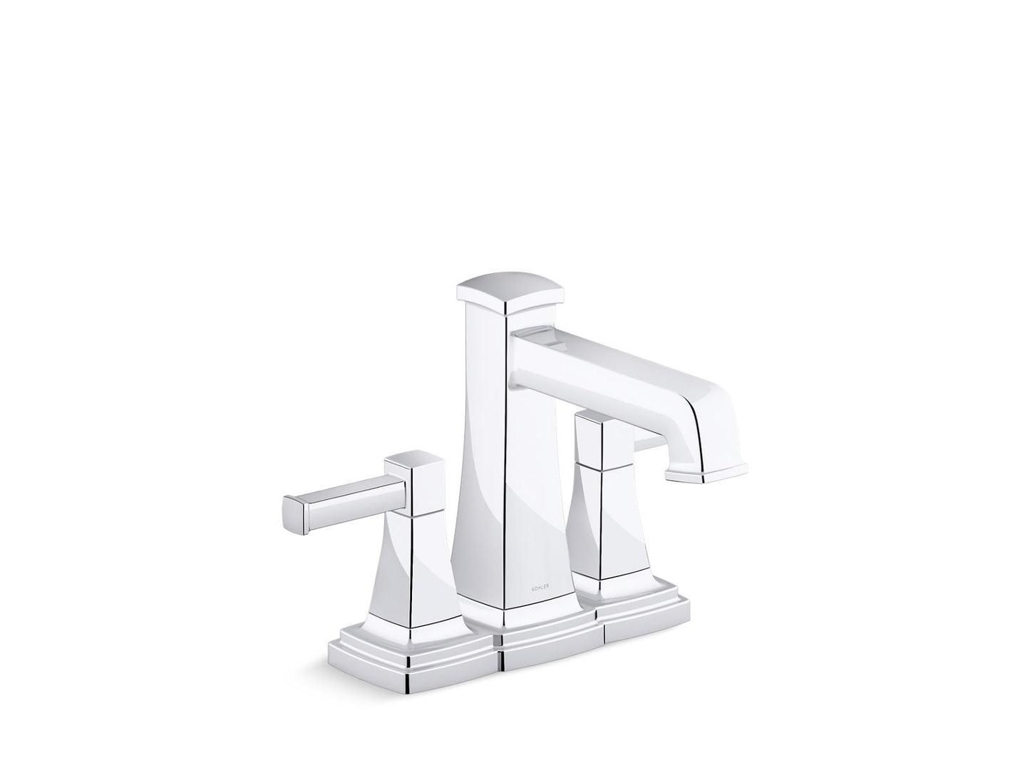 Kohler K-27398-4-BL Riff Centerset Bathroom Sink Faucet, 1.2 gpm