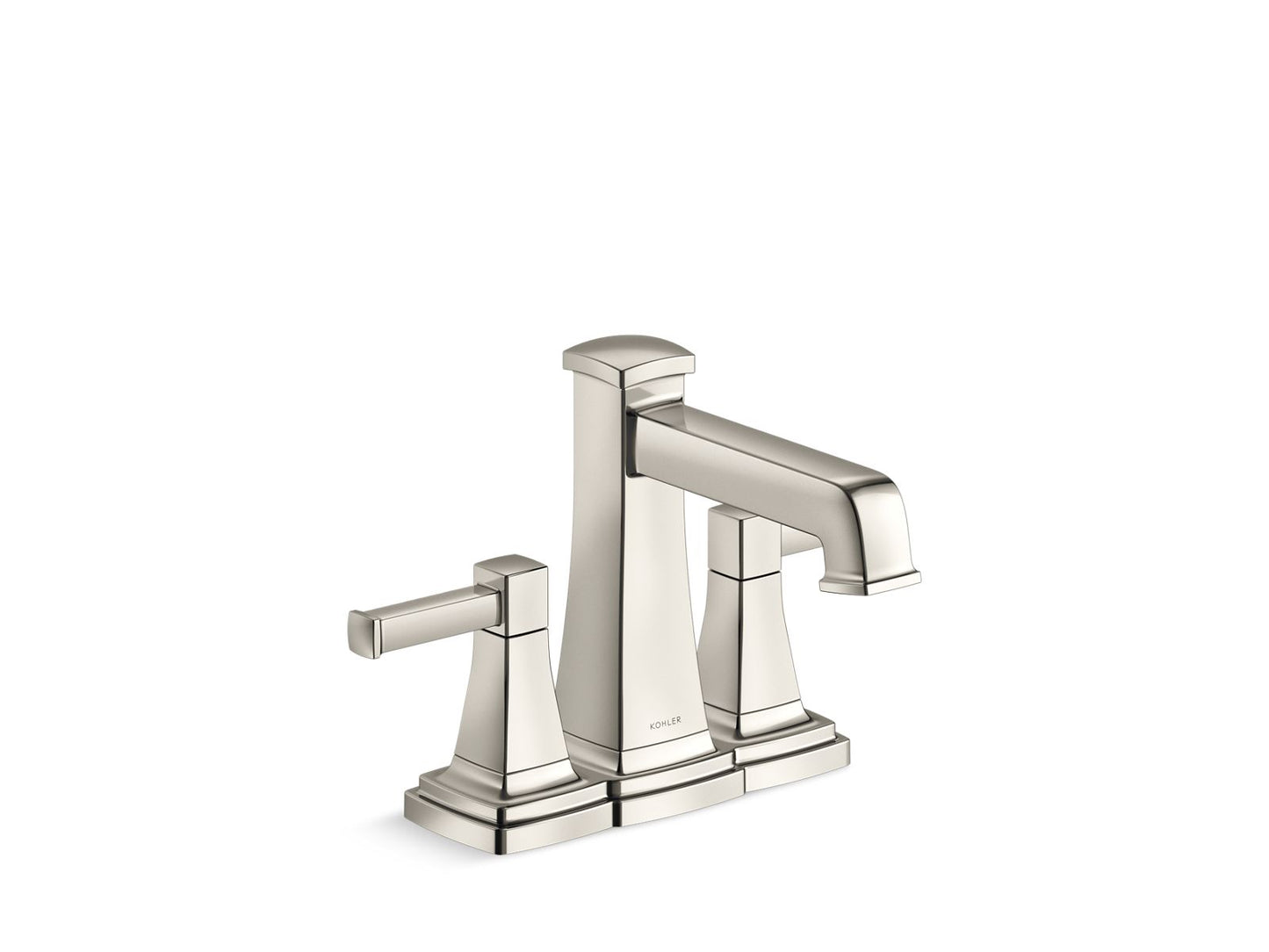 Kohler K-27398-4-BL Riff Centerset Bathroom Sink Faucet, 1.2 gpm