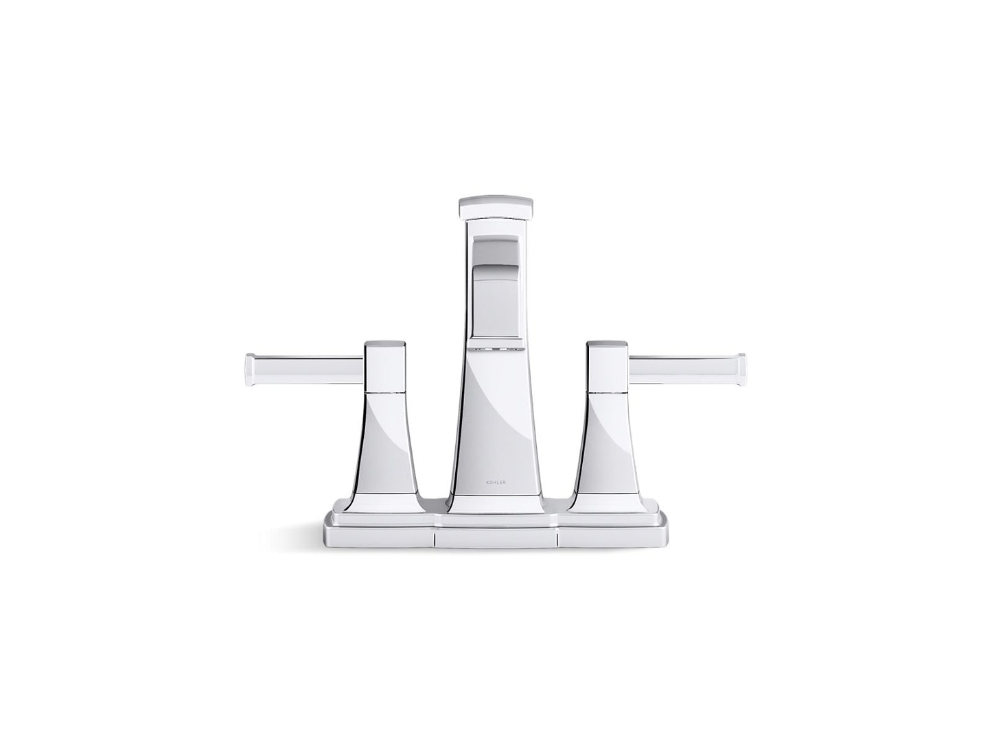 Kohler K-27398-4-BL Riff Centerset Bathroom Sink Faucet, 1.2 gpm