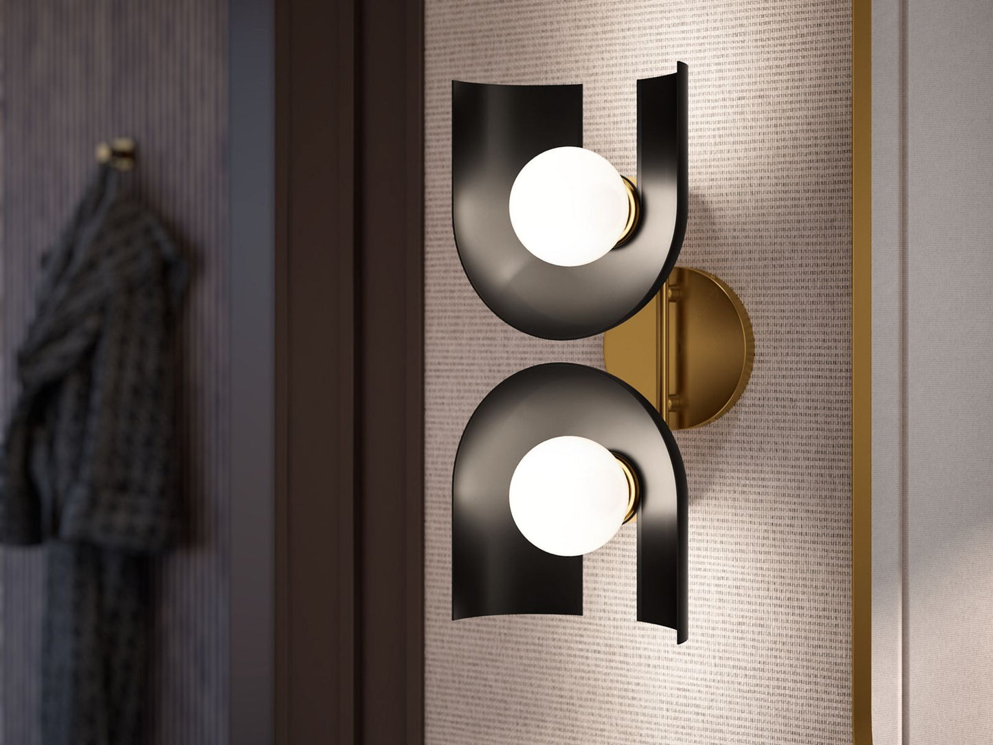 Kohler K-31783-SC02-BML Jabot Two-Light Sconce