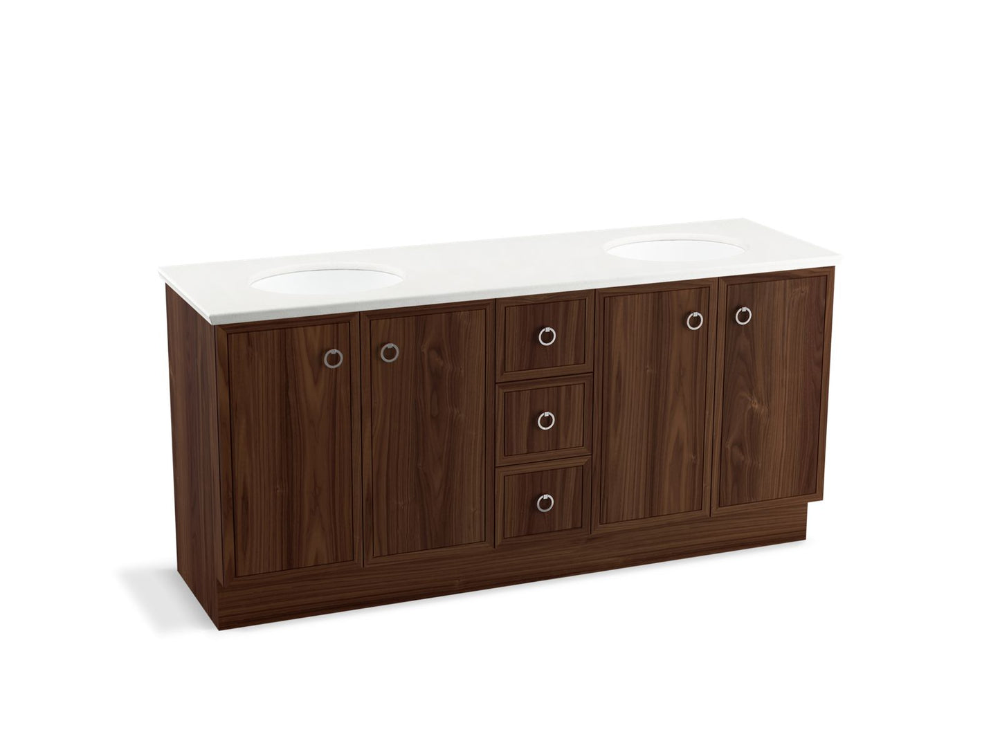 Kohler K-99512-TK-1WT Jacquard 72 in. Bathroom Vanity Cabinet