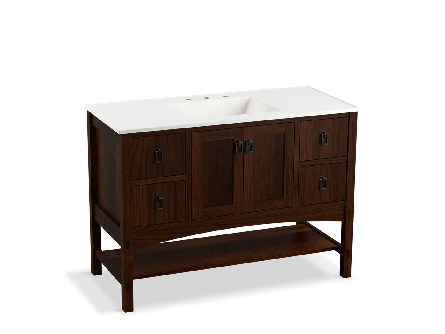 Kohler K-99557-1WT Marabou 48 in. Bathroom Vanity Cabinet