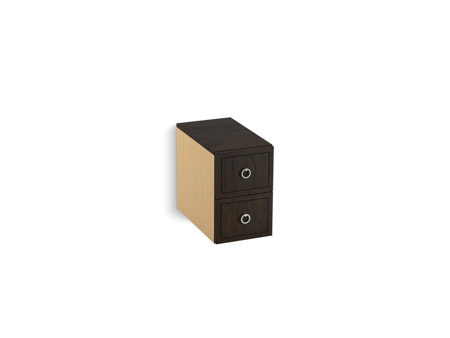 Kohler K-99671-1WH Jacquard Two-Drawer Bridge
