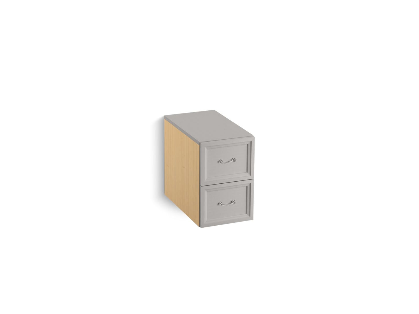 Kohler K-99672-1WB Damask Two-Drawer Bridge