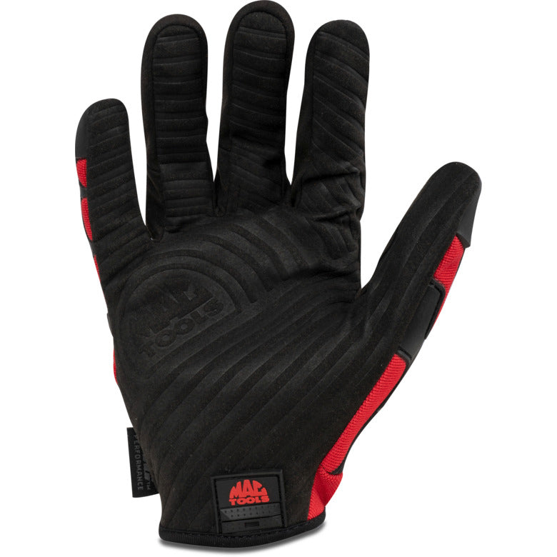 Mac Tools MACIMP-R-L Mac Tools Impact Gloves Red - L