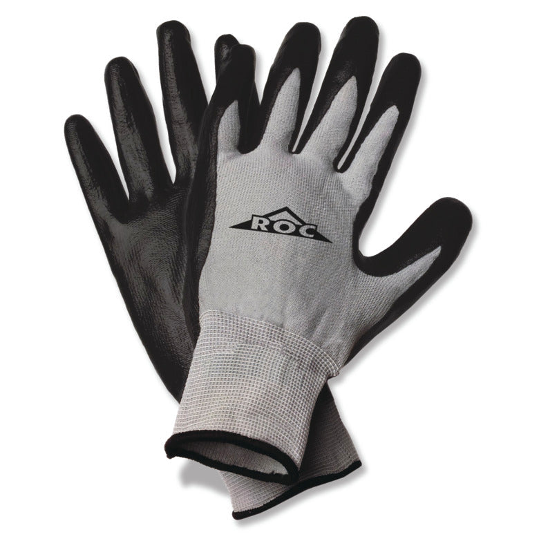 Mac Tools ROC10TXL Black Nitrile-Dipped Gloves X-Large - Gray