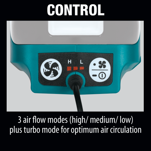 Makita DFJ201ZM 18V LXT Lithium‑Ion Cordless Fan Jacket, Jacket Only (Medium)