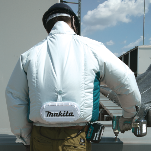 Makita DFJ201ZM 18V LXT Lithium‑Ion Cordless Fan Jacket, Jacket Only (Medium)