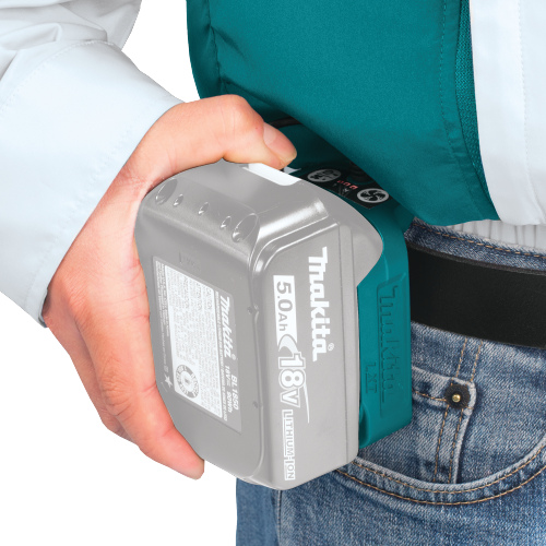 Makita DFJ201ZXL 18V LXT Lithium‑Ion Cordless Fan Jacket, Jacket Only (XL)