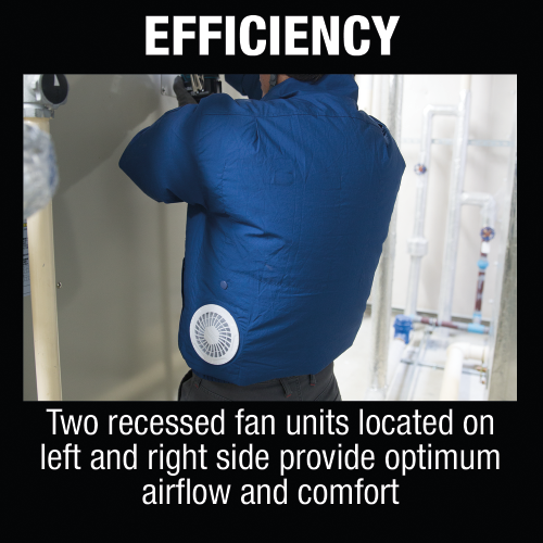 Makita DFJ304Z3XL 18V LXT Lithium‑Ion Cordless Cotton Fan Jacket, Jacket Only (3XL)