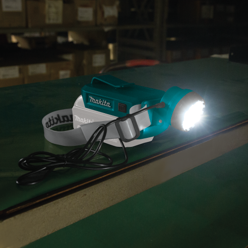 Makita DML800 18 V LXT Lithium‑Ion Cordless L.E.D. Headlamp, Headlamp Only