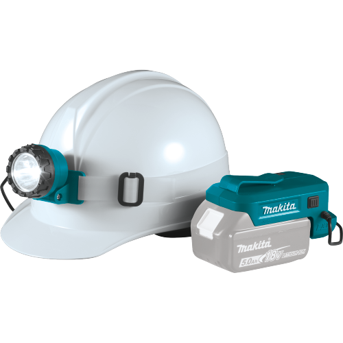Makita DML800 18 V LXT Lithium‑Ion Cordless L.E.D. Headlamp, Headlamp Only