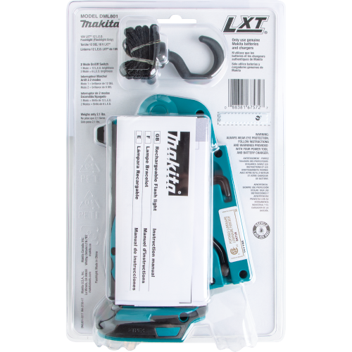 Makita DML801 18 V LXT Lithium‑Ion Cordless 12 L.E.D. Flashlight, Flashlight Only