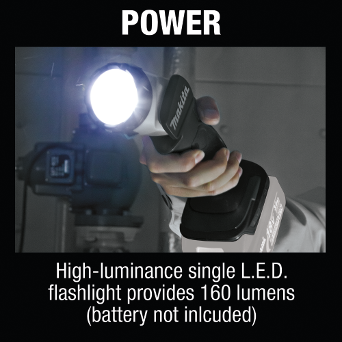 Makita DML802B 18 V LXT Lithium‑Ion Cordless L.E.D. Flashlight, Flashlight Only