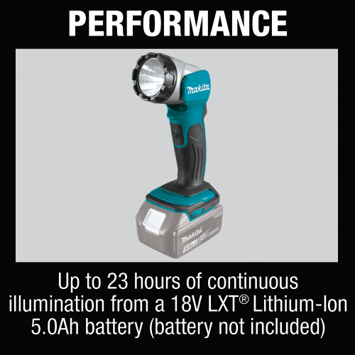 Makita DML802 18 V LXT Lithium‑Ion Cordless L.E.D. Flashlight, Flashlight Only