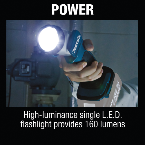 Makita DML802 18 V LXT Lithium‑Ion Cordless L.E.D. Flashlight, Flashlight Only