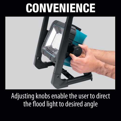 Makita DML805 18 V LXT Lithium‑Ion Cordless/Corded 20 L.E.D. Work Light, Light Only