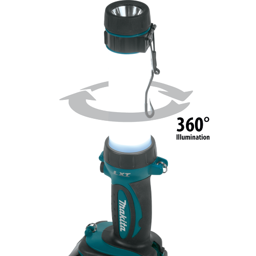 Makita DML806 18 V LXT Lithium‑Ion Cordless L.E.D. Lantern/Flashlight, Flashlight Only