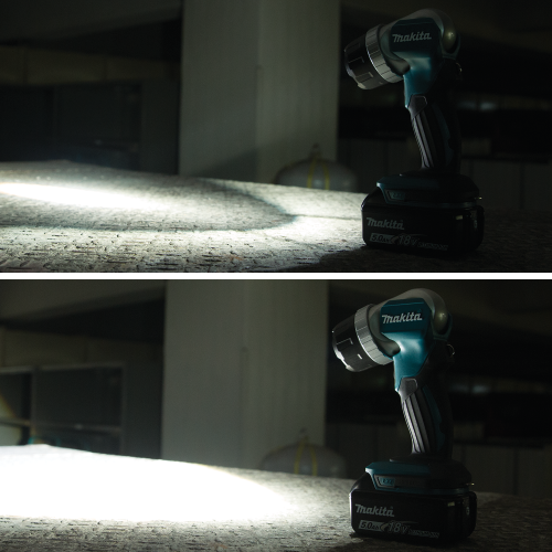 Makita DML808 18 V LXT Lithium‑Ion Cordless Adjustable Beam L.E.D. Flashlight, Flashlight Only
