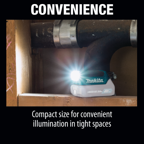 Makita ML103 12 V max CXT Lithium‑Ion Cordless L.E.D. Flashlight, Flashlight Only