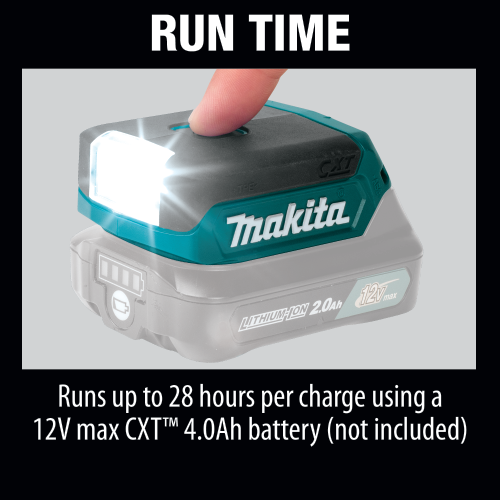Makita ML103 12 V max CXT Lithium‑Ion Cordless L.E.D. Flashlight, Flashlight Only