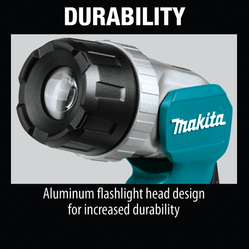 Makita ML106 12 V max CXT Lithium‑Ion Cordless Adjustable Beam L.E.D. Flashlight, Flashlight Only