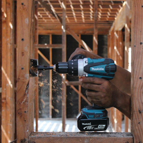 Makita XPH03MB 18 V LXT Lithium‑Ion Cordless 1/2 in. Hammer Driver‑Drill Kit (4.0Ah)