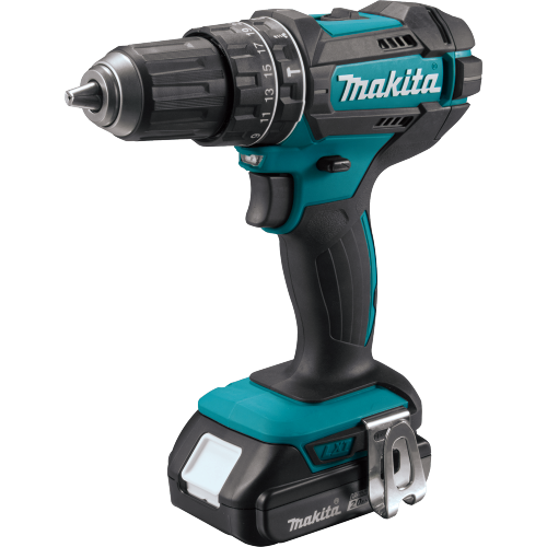Makita XPH10R 18 V LXT Lithium‑Ion Compact Cordless 1/2 in. Hammer Driver‑Drill Kit (2.0Ah)
