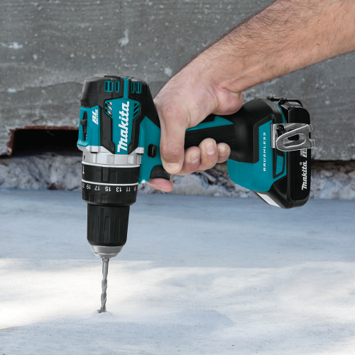 Makita XPH12R 18 V LXT Lithium‑Ion Compact Brushless Cordless 1/2 in. Hammer Driver‑Drill Kit (2.0Ah)
