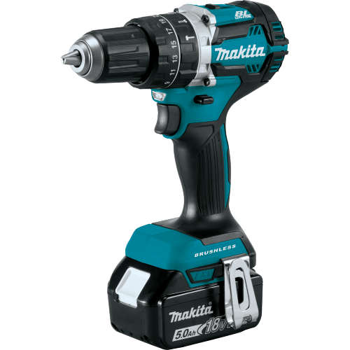 Makita XPH12T 18 V LXT Lithium‑Ion Compact Brushless Cordless 1/2 in. Hammer Driver‑Drill Kit (5.0Ah)