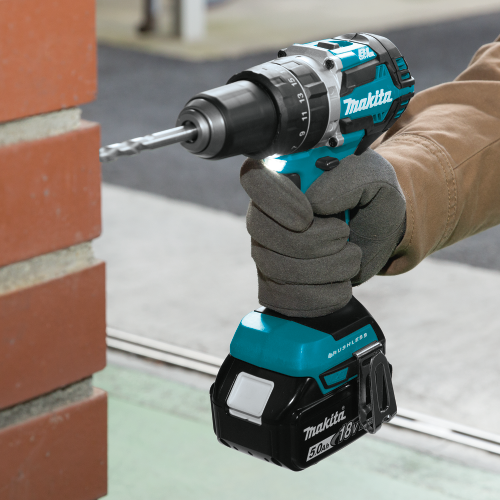 Makita XPH12T 18 V LXT Lithium‑Ion Compact Brushless Cordless 1/2 in. Hammer Driver‑Drill Kit (5.0Ah)