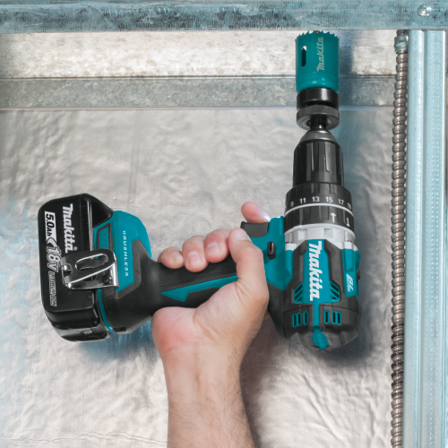 Makita XPH12T 18 V LXT Lithium‑Ion Compact Brushless Cordless 1/2 in. Hammer Driver‑Drill Kit (5.0Ah)