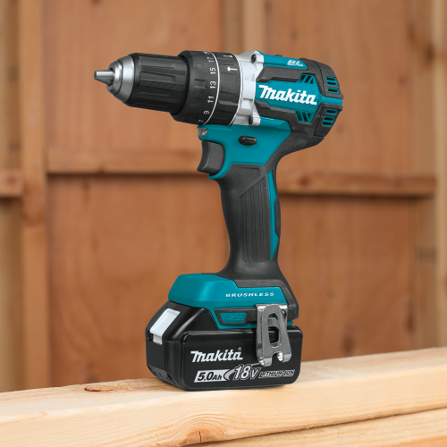 Makita XPH12T 18 V LXT Lithium‑Ion Compact Brushless Cordless 1/2 in. Hammer Driver‑Drill Kit (5.0Ah)