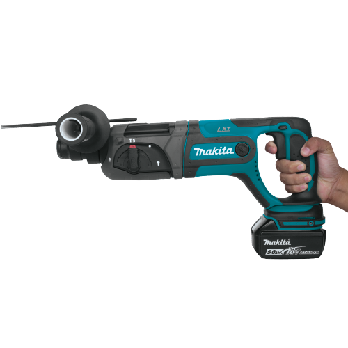 Makita XRH04T 18 V LXT Lithium‑Ion Cordless 7/8 in. SDS‑PLUS Rotary Hammer Kit, (5.0Ah)