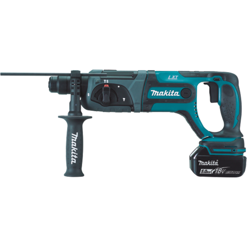 Makita XRH04T 18 V LXT Lithium‑Ion Cordless 7/8 in. SDS‑PLUS Rotary Hammer Kit, (5.0Ah)
