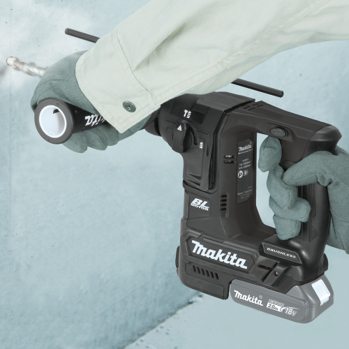 Makita XRH06ZB 18 V LXT Lithium‑Ion Sub‑Compact Brushless Cordless 11/16 in. SDS‑PLUS Rotary Hammer, Tool Only