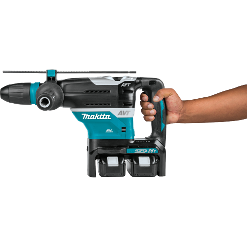 Makita XRH07PTUN 36 V (18 V X2) LXT Brushless 1‑9/16 in. SDS‑MAX Advanced AVT Rotary Hammer Kit, AFT, AWS (5.0Ah)
