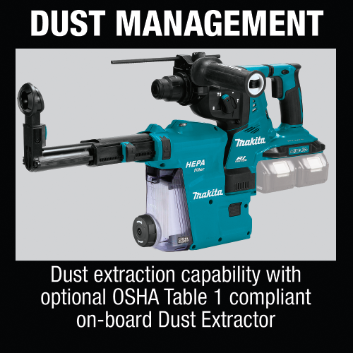 Makita XRH08Z 36 V (18 V X2) LXT Brushless 1‑1/8 in. SDS‑PLUS AVT Rotary Hammer, Tool Only