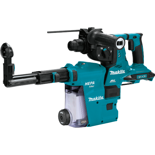 Makita XRH10ZW 36 V (18 V X2) LXT Brushless 1‑1/8 in. SDS‑PLUS AVT Rotary Hammer, w/ HEPA Dust Extractor, AFT, AWS Capable, Tool Only