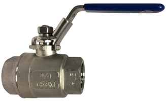 Midland Industries 949165 1 2PC 316SS FULL PORT BALL VLV