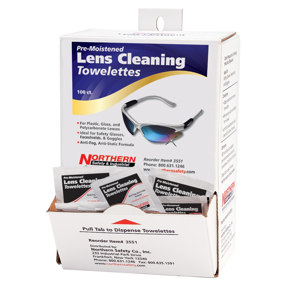Lens Cleaning Towelette, Anti-Fog (100/Box)