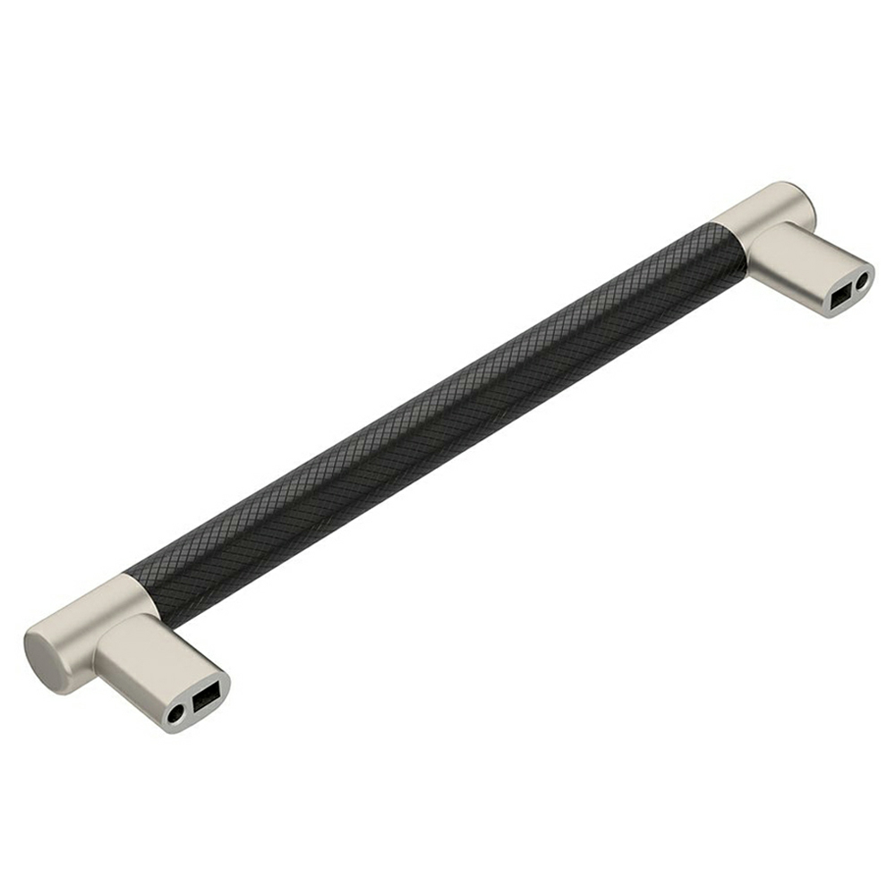 203mm Esquire T-Bar Pull, Satin Nickel/Oil Rubbed Bronze