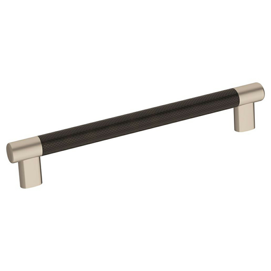 203mm Esquire T-Bar Pull, Satin Nickel/Oil Rubbed Bronze