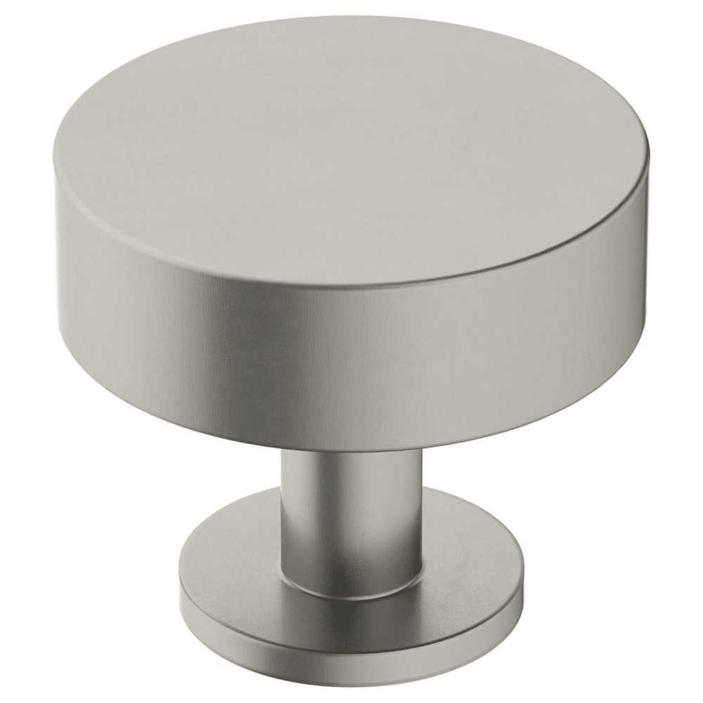 1-1/4" Radius Mushroom Knob, Satin Nickel Finish