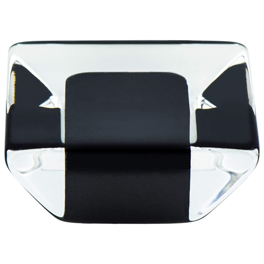 1-5/16" Core Acrylic Knob, Transparent Black