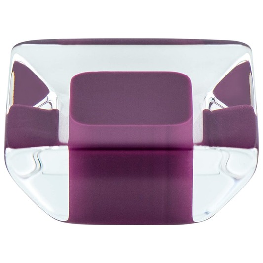 1-5/16" Core Acrylic Knob, Transparent Violet